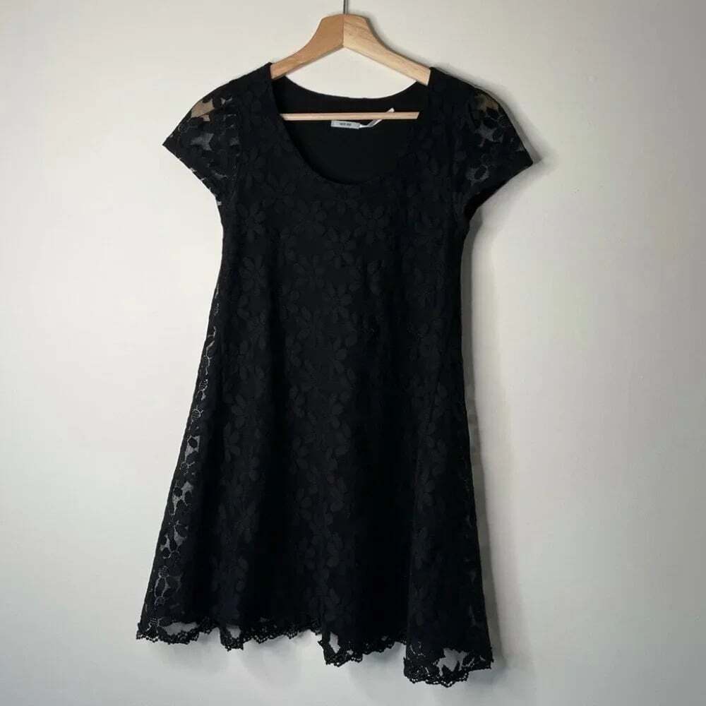 Kimchi blue black floral  dress urban outfitters xs